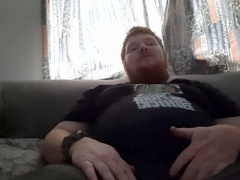 Groaning, caught, huge dick