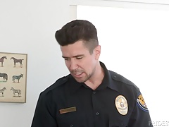 Corrupt Police Officer Fucks Young Offender