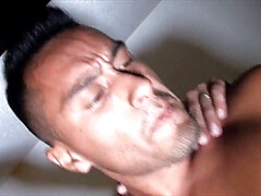 Latino bottom fucked by stepdaddy