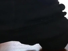 youngster faps his arse and rockets all over having a guts climax