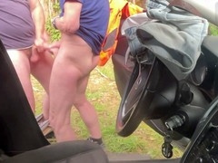 Forest cruising gets intense as Ninosolo taunts and teases in the car