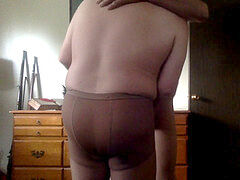 pantyhose freaks preening pleasurably