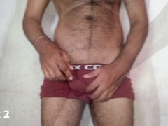 Indian stud enjoys a hot solo session with his massive Desi cock