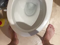 POV Twink peeing and posing