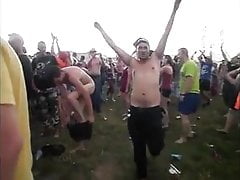 Guy Strips Naked at Concert