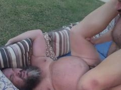 Raw breeding session in the great outdoors with Gene Wade and Butch Spencer