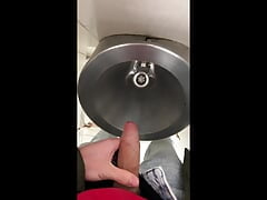 Cumming at Syntagma Public Restroom Urinals