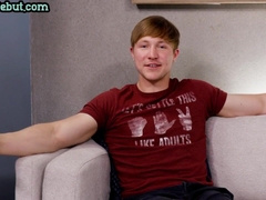 MY HOMO DEBUT - Super-Sexy amateur super-naughty fellow jacks hard-on after audition