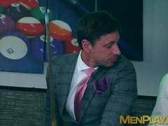 Hardcore spit roasting by hotties David Linset and Gustavo Cruz