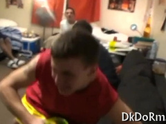 Watch as this hot stud bangs his buddy's ass with his hard cock