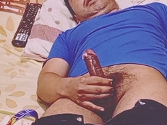 I wank and take out my baby batter in a settling