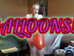 Balloonbanger 40) Big Long Birthday Balloon Fun! - Retro