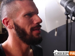 Hard dick step uncle bareback fucked his homo stud nephew