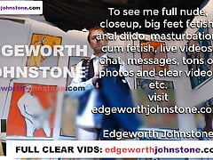 EDGEWORTH JOHNSTONE Business Suit Strip Tease CENSORED Camera 1 - Suited office businessman strips