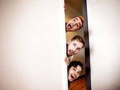 Young petite gays are testing out their new sex toys