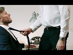 MEN - Jay Roberts Teaches Matt Anders How Things Work In His Office By Hard Pounding His Sweet Ass