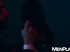 Thomas Thunder surprises his boyfriend Bruno Max with a glory hole