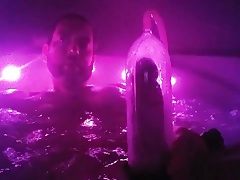 TARSEN IS NAKED IN JACUZZI WITH HIS FAT COCK