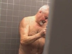 Goated father displays lil knob in locker bedroom