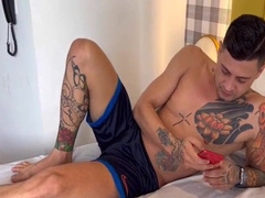 Bruno Super-Steamy and Erick Diaz sharing an bum sans a rubber