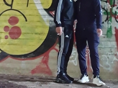 Harmless Outdoor Queer Joy Turns Into a Stiff Without a condom Joy with three Cum shots