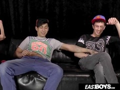 Buddies giving handjobs and blowjobs to each other - Eastboys