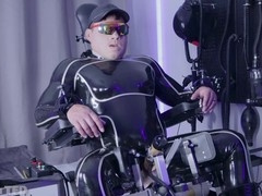 man gets, masked and milked