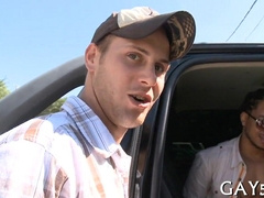 Watch this hot guy get his tight ass stretched by his pal in a hot and steamy encounter