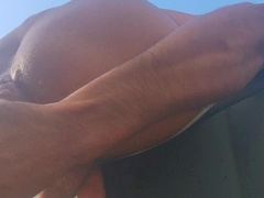 Humungous White Jizz-Shotgun slips in my caboose