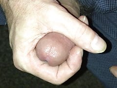 Cant hold it in any more cum in hand