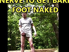 Bare Feet Naked Jack Off At Large Park's Picnic Area May 2021