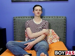 Toy plowing through his own hole after the interview