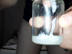 The Jism Jar - First-Ever ten Fountains! / Massive Cumpilation / Cramming My Jar With Spunk!
