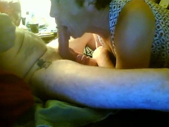 close up deep throat and cum shot