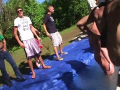 Youngster Teenies Deep Throating Weenie Outdoors