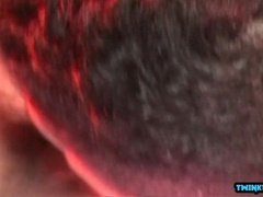 Watch as tattooed guy with cumshot shoots his load in hot bondage session