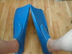 I just love my blue Rubber Flippers!!