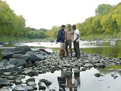 Threesome in the Nature