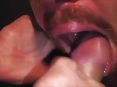 Another bearded cum eater
