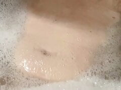 Bubble bath tease