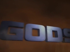 Bound sub sucking cock during bondage