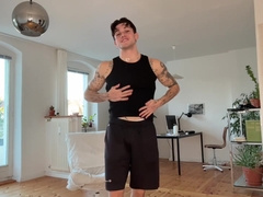 Let Me Dominate You With My Sweaty Muscular Body