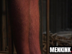 Obedient sub Tyler Phoenix caged and fucked relentlessly by Trenton Ducati