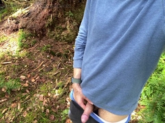 drizzle my spunk in the forest