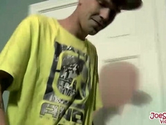 Skinny Leroy gets his big dick sucked by some horny dude