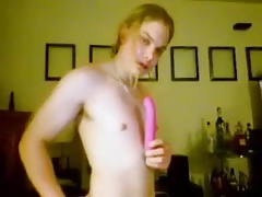 Me with a pink vibrator