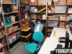 Straight teen 18+ Threatened By Lp Officer And Anal Fucked