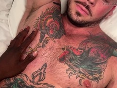 Sans a condom, anal masturbation, unload