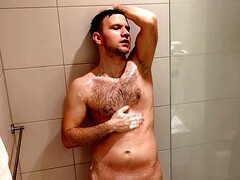 Fun in hotel shower
