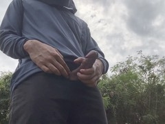 thai worker jacks off with watermelon